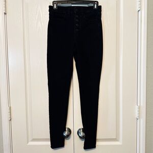 American Eagle Outfitters Cozy Next Level Stretch Button Down Hi Rise Size 2